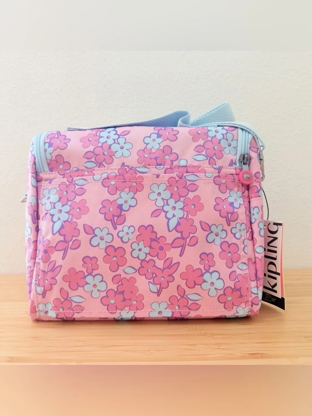 KIPLING Kichirou Lunch Food Bag Petal Playland